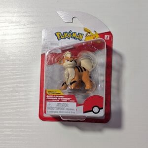 Officially Licensed Pokemon Battle Figure 2” Jazwares Collectible Toy Growlithe